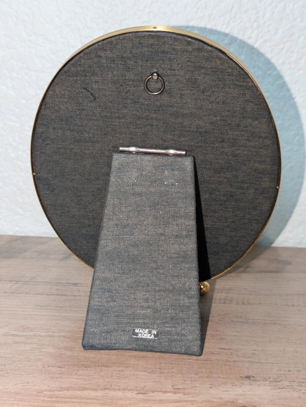 Vintage Hallmark 5x7 Brass Oval Frame With Box